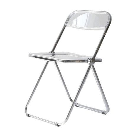 クリアチェア 折りたたみ椅子 パイプ椅子