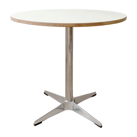 白い円形のテーブル 800