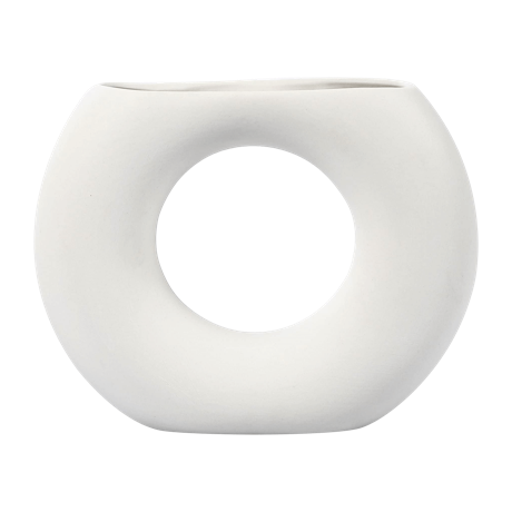 ドーナツ型の花瓶