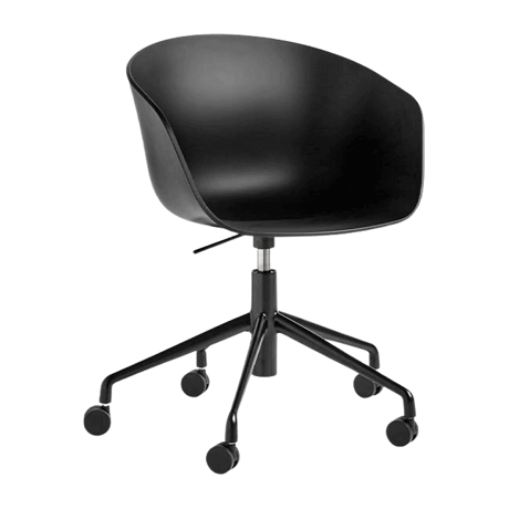 アバウト ア チェア AAC 52 ブラック×ブラック