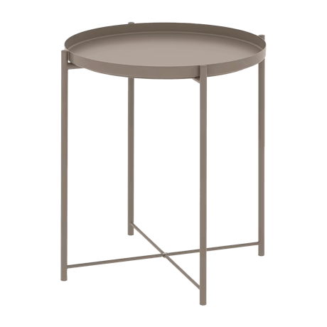 グラドム トレイテーブル ダークグレーベージュ