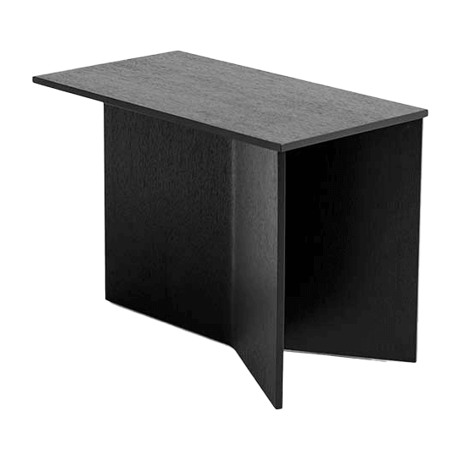 スリットテーブル WOOD OBLONG ブラック