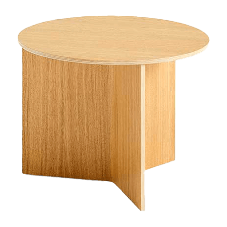 スリットテーブル WOOD ROUND オーク