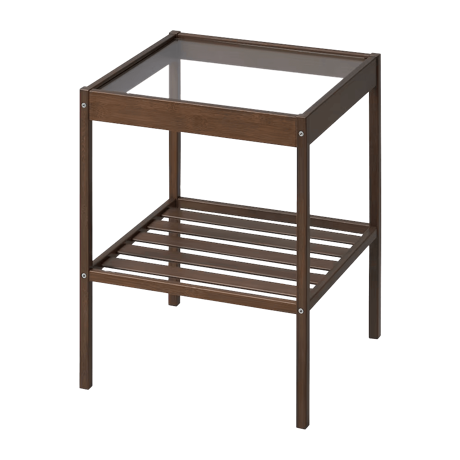 ネスナ サイドテーブル ダークブラウン