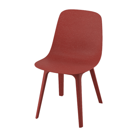 オドゲル チェア レッド