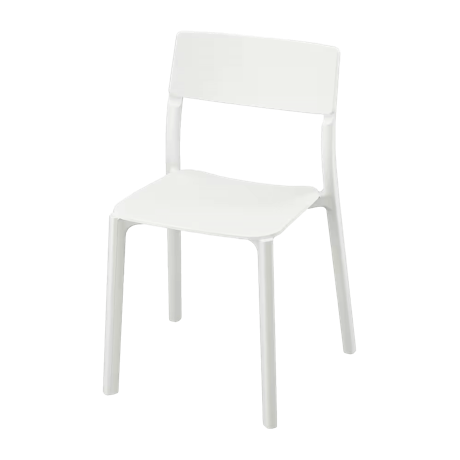 チェア ヤニンゲ ホワイト 椅子 シンプル 白