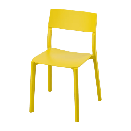 チェア ヤニンゲ イエロー 椅子 シンプル 黄色