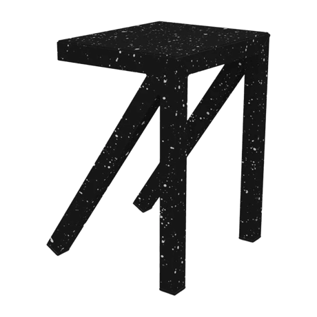 ブリューラマ ロースツール ブラック