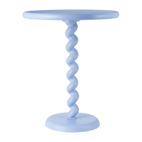 サイドテーブル Twister ライトブルー ツイスター