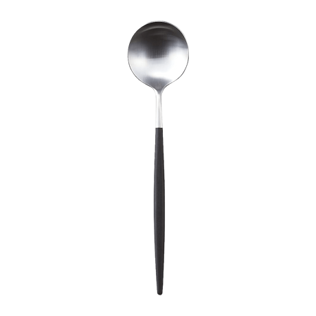 テーブルスプーン 食器 GOA シルバー/ブラック 黒 シンプル おしゃれ