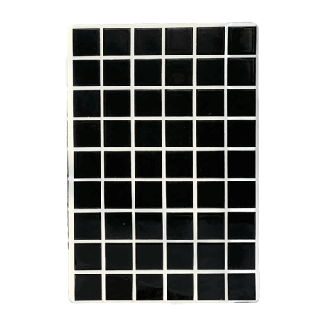 タイルスツール ブラック×ホワイト