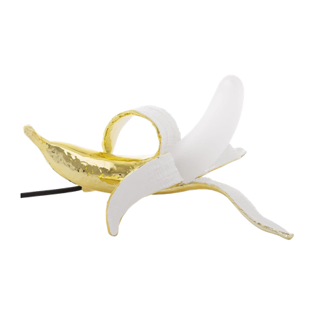 バナナ ガラスランプ ゴールド B3