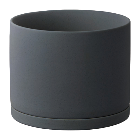 プラントポット 191 85mm ダークグレー