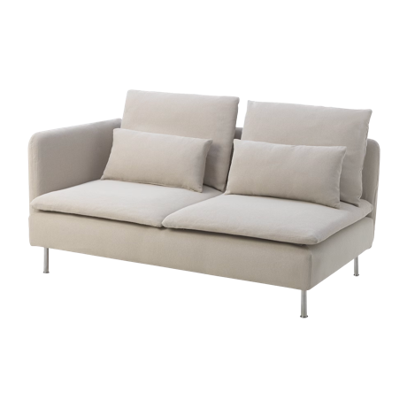 ソーデルハムン 3人掛けコンパクトソファ オープンエンド フリードトゥナライトベージュ