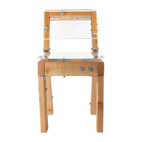 ナチュラルパンクチェア クリア