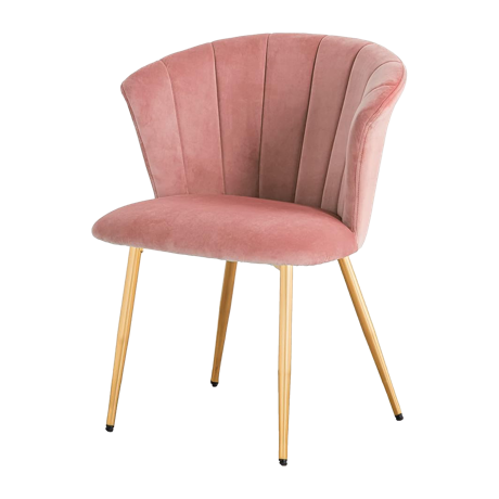 くすみカラー 低反発チェア オールドローズ