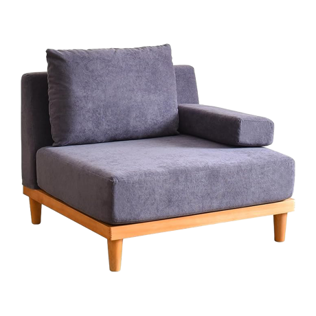 一人掛けソファ Soroi ブルーグレー シンプル ナチュラル おしゃれ