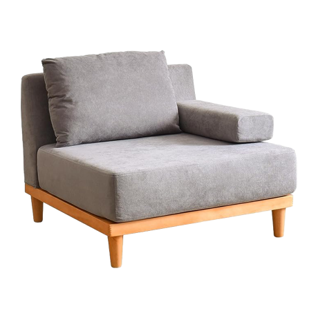 一人掛けソファ Soroi グレージュ シンプル ナチュラル おしゃれ