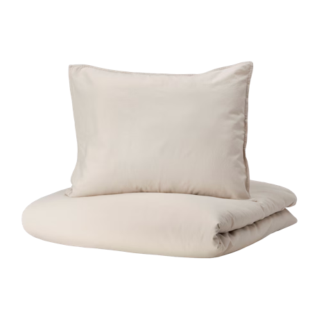 エングスリリア 掛け布団カバー＆枕カバー ライトグレーベージュ