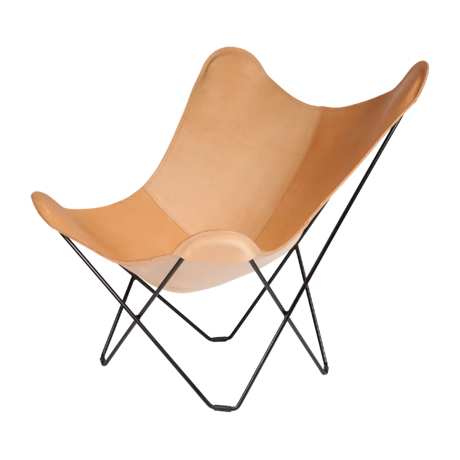 バタフライチェア パンパ マリポサ レザー ナチュラル