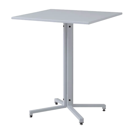 シンプルな四角いテーブル グレー