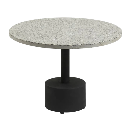 メラーノ 大理石調サイドテーブル 丸テーブル