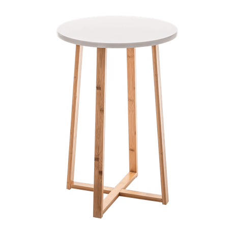 天然竹製のサイドテーブル