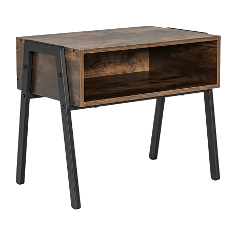 かっこいいブラウンのサイドテーブル