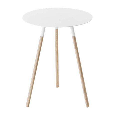 プレーンなサイドテーブル ホワイト