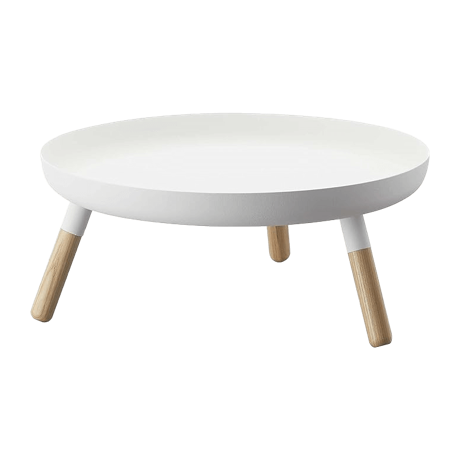 プレーンな脚付きトレー ホワイト