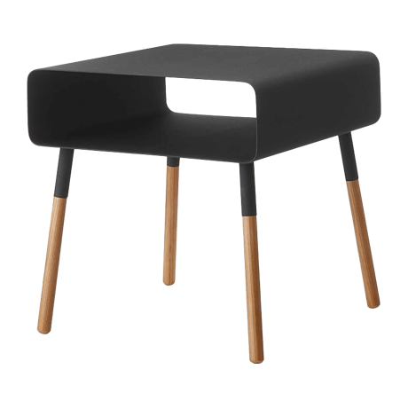 プレーンなローサイドテーブル ブラック