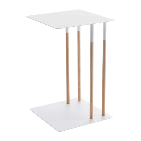 プレーンなサイドテーブル ホワイト