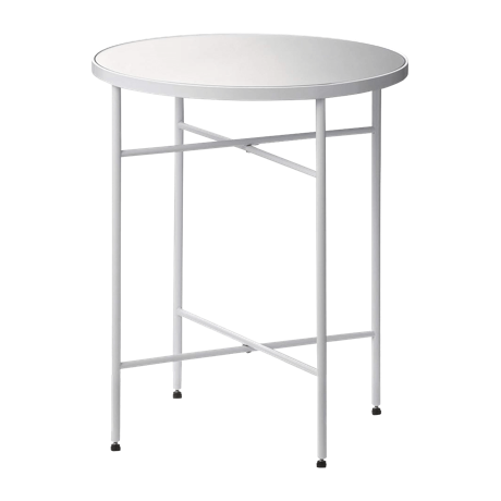 マタン サイドテーブル コッパー ホワイト