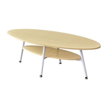 木製のローテーブル エルモ ホワイトメープル