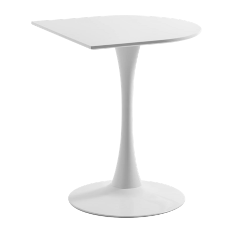 ハーフラウンドテーブル ホワイト