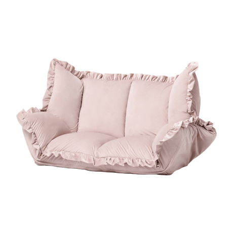 カラン フロアソファ ピンク