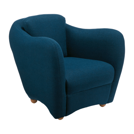 ミニ ミラー アーム チェア ネイビー