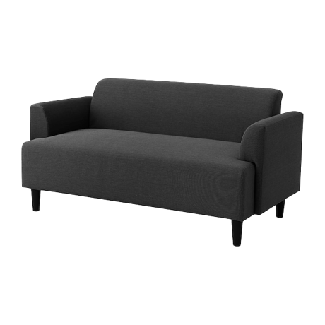 ヘムリングビー 2人掛けソファ クニーサ ダークグレー