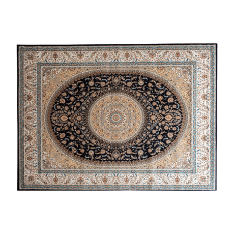 アクセントラグ ウィルトン織 ライトブラウン