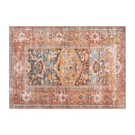 ラグ メリケ ヴィンテージ調 ふかふか 暖色 マイクロファイバー おしゃれ