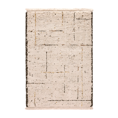 ラグマット BIANCA LINE-DOT 四角形タイプ ベニワレン風