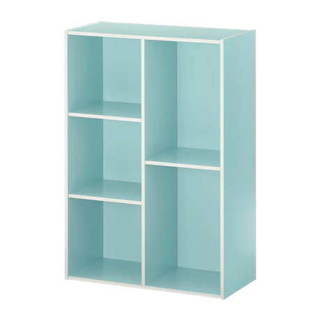 カラーボックス 木製 本棚 収納ボックス ブルー