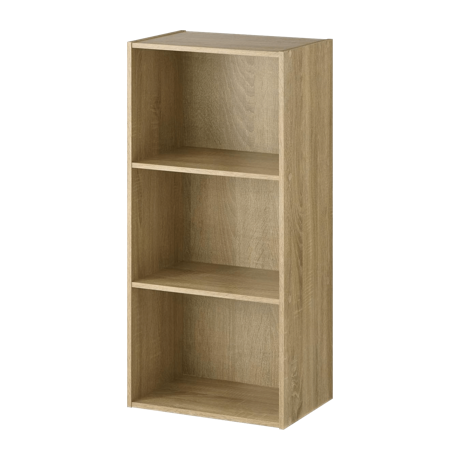 カラーボックス マルチラック 木製 ラック 収納箱 本棚 収納ケース 3段 オーク