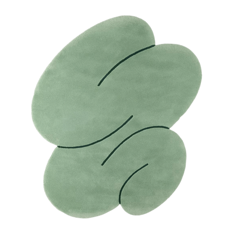 Squiggle ラグ グリーン